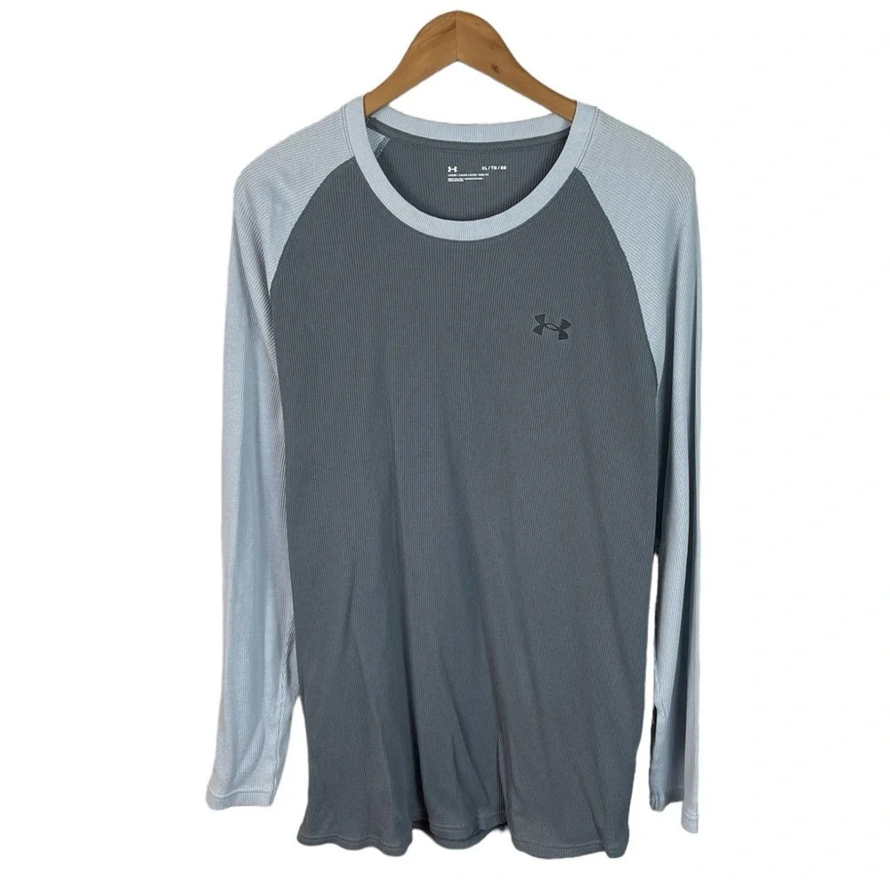 LS235 Men’s Under Armour Loose Fit Thermal Waffle Long Sleeve Shirt XL